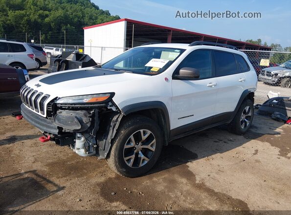 1C4PJMBS1GW156119 2016 JEEP CHEROKEE Белый Передняя левая четверть