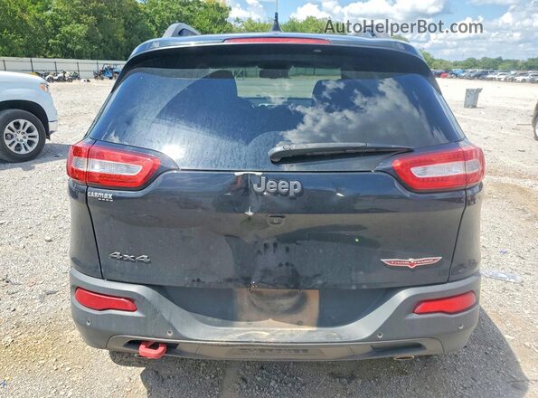 1C4PJMBS1GW255748 2016 JEEP CHEROKEE Black Вид ззаду