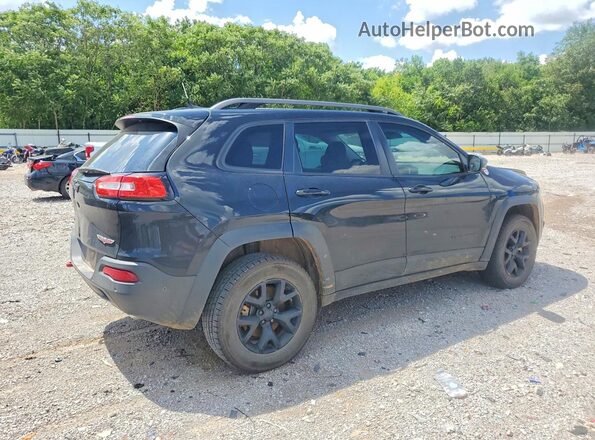1C4PJMBS1GW255748 2016 JEEP CHEROKEE Black Задня права чверть