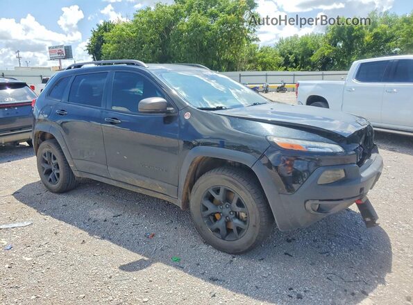 1C4PJMBS1GW255748 2016 JEEP CHEROKEE Black Передня права чверть