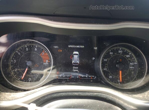 1C4PJMBS1GW255748 2016 JEEP CHEROKEE Black Вид щитка приладів