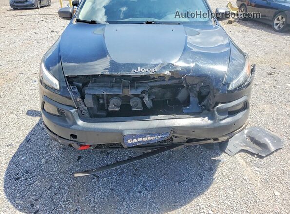 1C4PJMBS1GW255748 2016 JEEP CHEROKEE Black Вид підкапотного простору