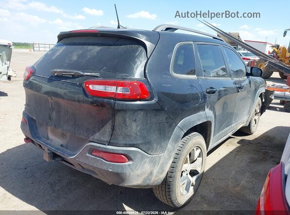 1C4PJMBS2GW368785 2016 JEEP CHEROKEE Черный Задняя правая четверть