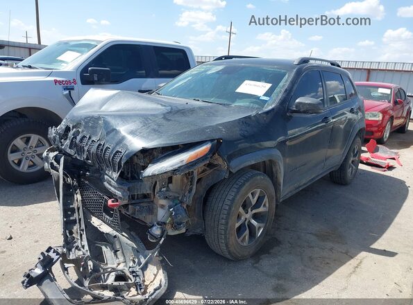 1C4PJMBS2GW368785 2016 JEEP CHEROKEE Черный Передняя левая четверть