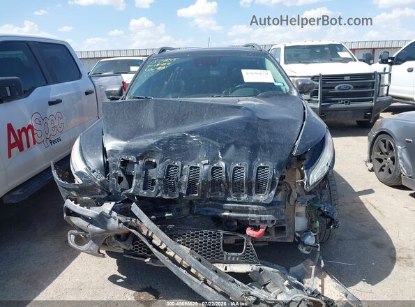 1C4PJMBS2GW368785 2016 JEEP CHEROKEE Черный Вид щитка приборов