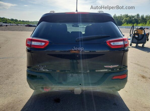 1C4PJMBS2HW569166 2017 JEEP CHEROKEE Black Widok z tyłu
