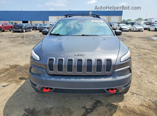 1C4PJMBS3HW510143 2017 JEEP CHEROKEE Gray Դիմացի տեսք