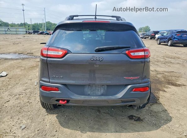 1C4PJMBS3HW510143 2017 JEEP CHEROKEE Gray Հետևի տեսք