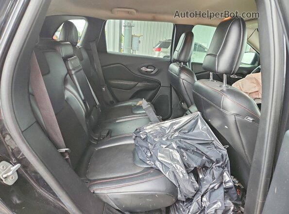 1C4PJMBS4GW128542 2016 JEEP CHEROKEE Black Вид задніх сидінь
