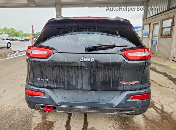 1C4PJMBS4GW128542 2016 JEEP CHEROKEE Black Вид ззаду