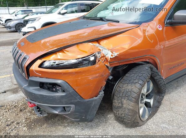 1C4PJMBS4GW155627 2016 JEEP CHEROKEE Orange Դիմացի տեսք