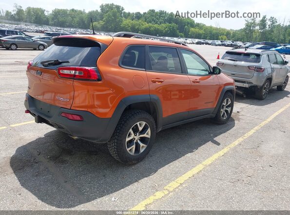 1C4PJMBS4GW155627 2016 JEEP CHEROKEE Orange Հետևի աջ