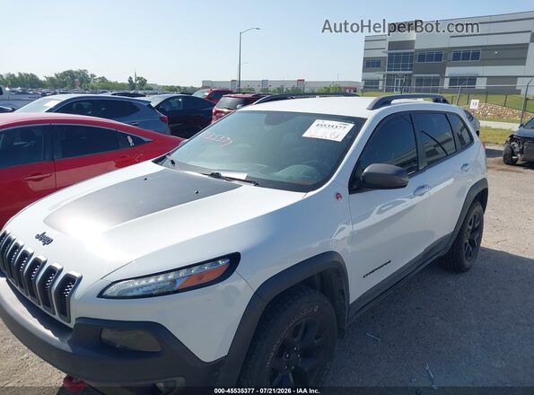 1C4PJMBS4HW503993 2017 JEEP CHEROKEE Белый Вид спереди