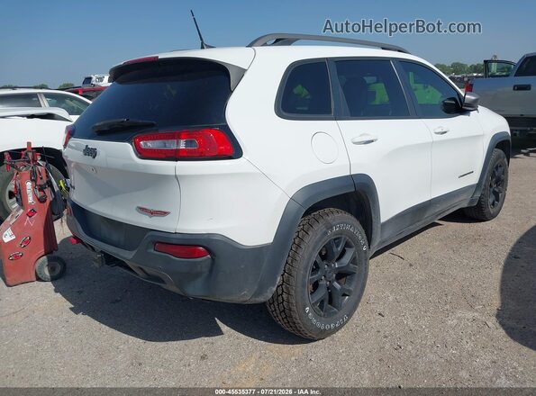 1C4PJMBS4HW503993 2017 JEEP CHEROKEE Белый Задняя правая четверть