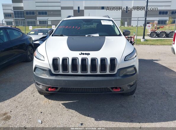 1C4PJMBS4HW503993 2017 JEEP CHEROKEE Белый Вид щитка приборов