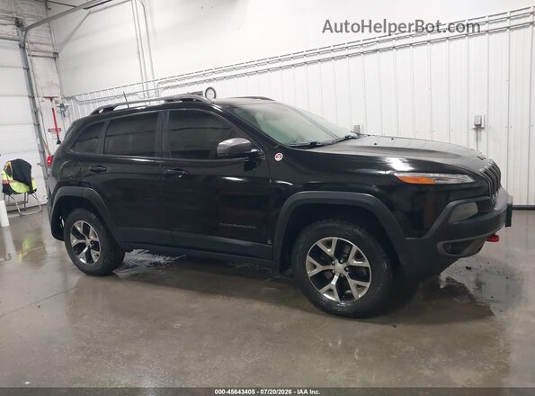 1C4PJMBS4HW622448 2017 JEEP CHEROKEE Black Вид задньої частини салону
