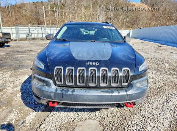 1C4PJMBS5GW132406 2016 JEEP CHEROKEE Black Front view
