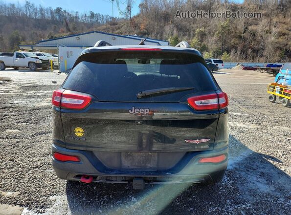 1C4PJMBS5GW132406 2016 JEEP CHEROKEE Black Rear view