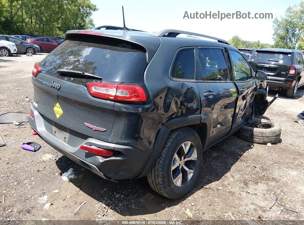 1C4PJMBS6HW510170 2017 JEEP CHEROKEE Серый Задняя правая четверть