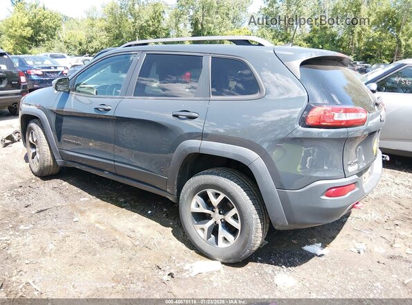 1C4PJMBS6HW510170 2017 JEEP CHEROKEE Серый Задняя левая четверть