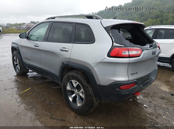 1C4PJMBS7GW283649 2016 JEEP CHEROKEE Серебряный Задняя левая четверть