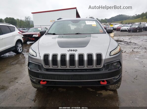1C4PJMBS7GW283649 2016 JEEP CHEROKEE Серебряный Вид задней части салона