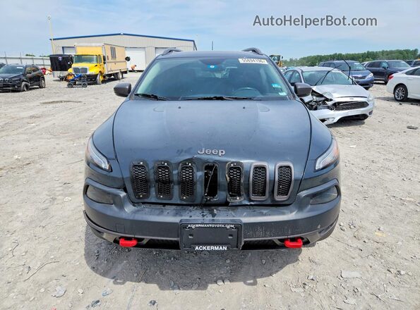 1C4PJMBS7GW323079 2016 JEEP CHEROKEE Charcoal Front view
