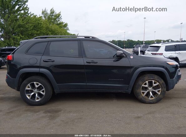 1C4PJMBS8GW101876 2016 JEEP CHEROKEE Black Widok wnętrza z tyłu