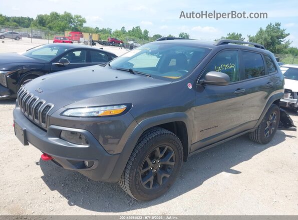1C4PJMBS8GW103269 2016 JEEP CHEROKEE Gray Առջևի ձախ երեք քառորդ տեսարան