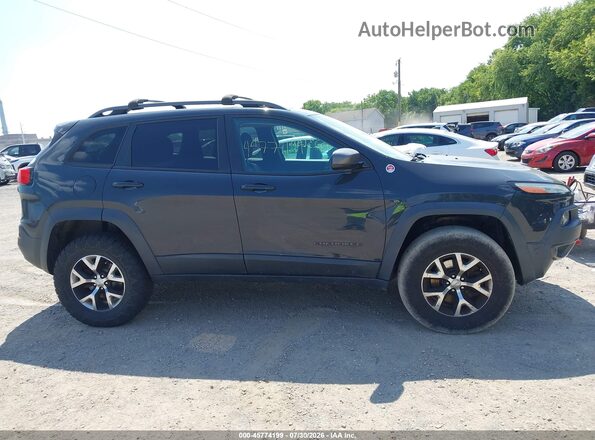1C4PJMBS8GW289752 2016 JEEP CHEROKEE Gray Вид задньої частини салону