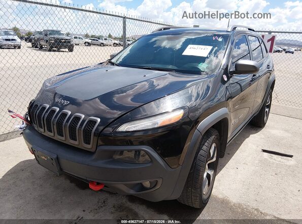 1C4PJMBS8GW313872 2016 JEEP CHEROKEE Black Front left