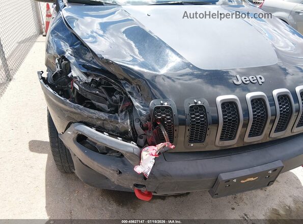1C4PJMBS8GW313872 2016 JEEP CHEROKEE Black Front view