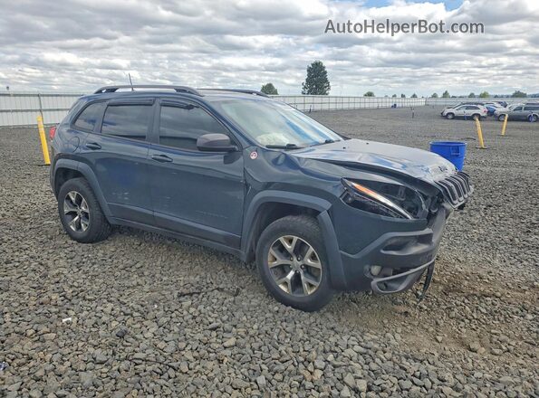 1C4PJMBS9GW224599 2016 JEEP CHEROKEE Charcoal Передня права чверть