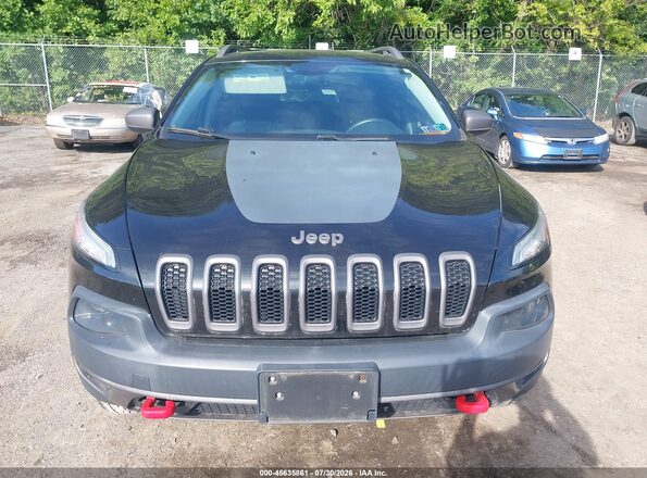 1C4PJMBS9GW277755 2016 JEEP CHEROKEE Black Вид щитка приладів