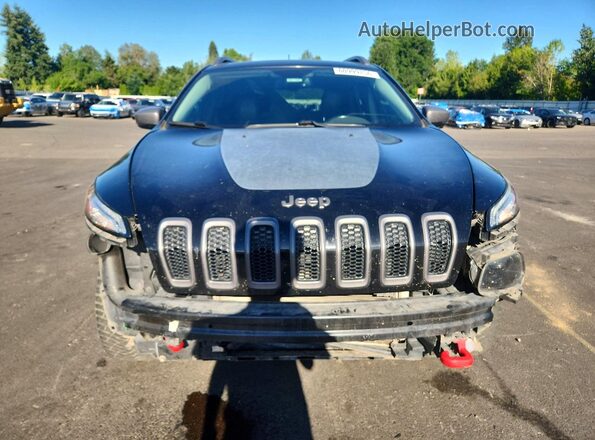 1C4PJMBS9HW568287 2017 JEEP CHEROKEE Черный Вид спереди