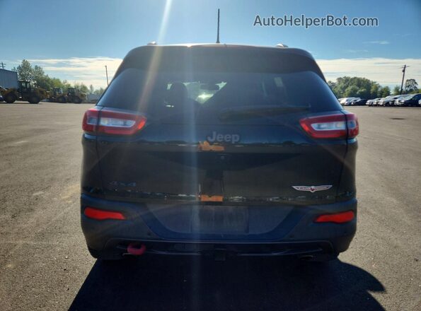1C4PJMBS9HW568287 2017 JEEP CHEROKEE Черный Вид сзади