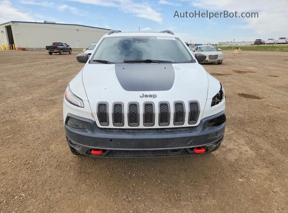 1C4PJMBS9HW638385 2017 JEEP CHEROKEE White Вид спереду