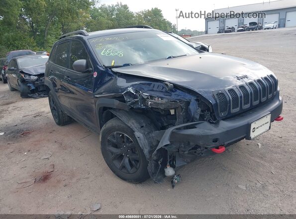 1C4PJMBSXGW208959 2016 JEEP CHEROKEE Blue წინა ხედი