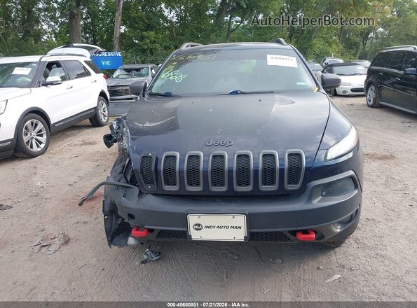 1C4PJMBSXGW208959 2016 JEEP CHEROKEE Blue წინა პანელის ხედი