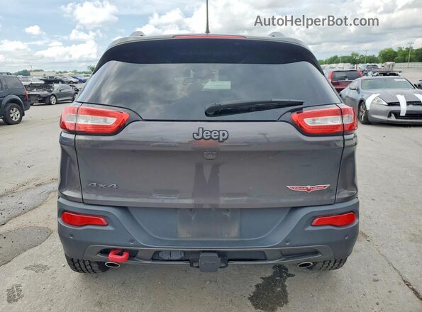 1C4PJMBSXHD227170 2017 JEEP CHEROKEE Charcoal Հետևի տեսք