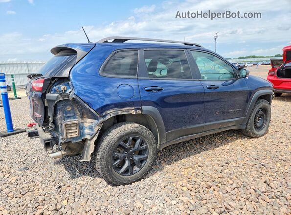 1C4PJMBX0JD531061 2018 JEEP CHEROKEE Blue Задня права чверть