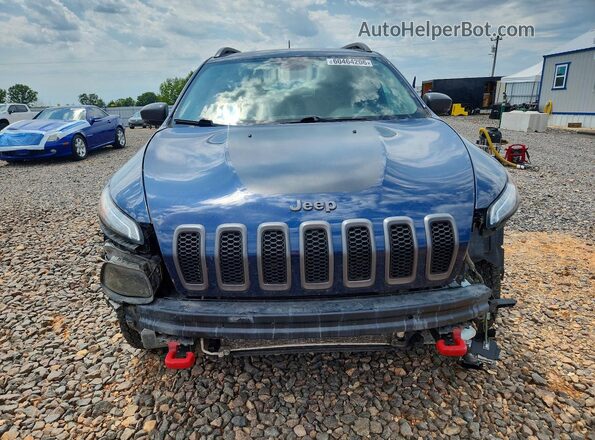 1C4PJMBX0JD531061 2018 JEEP CHEROKEE Blue Вид спереду