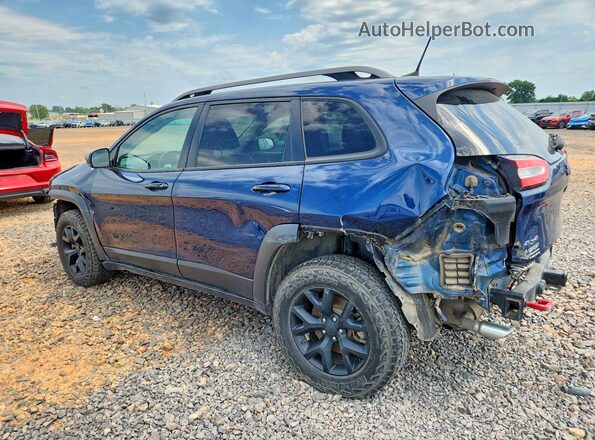 1C4PJMBX0JD531061 2018 JEEP CHEROKEE Blue Задня ліва чверть