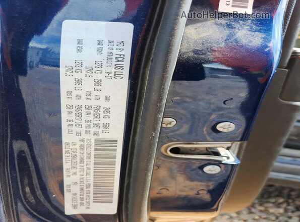 1C4PJMBX0JD531061 2018 JEEP CHEROKEE Blue Панорамний вид салону 360°
