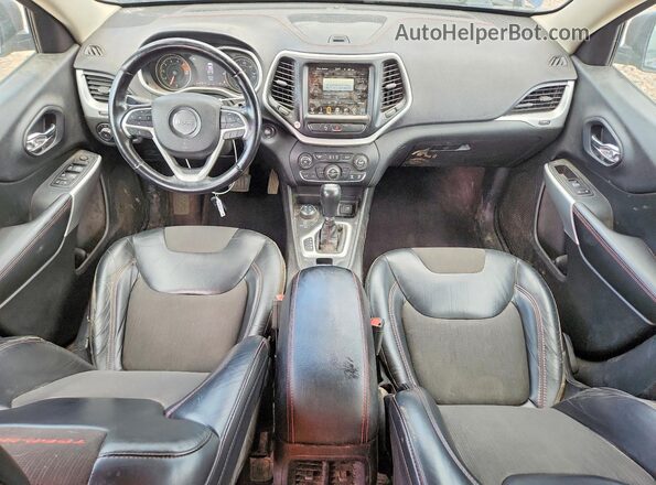 1C4PJMBX0JD531061 2018 JEEP CHEROKEE Blue Вид панелі приладів