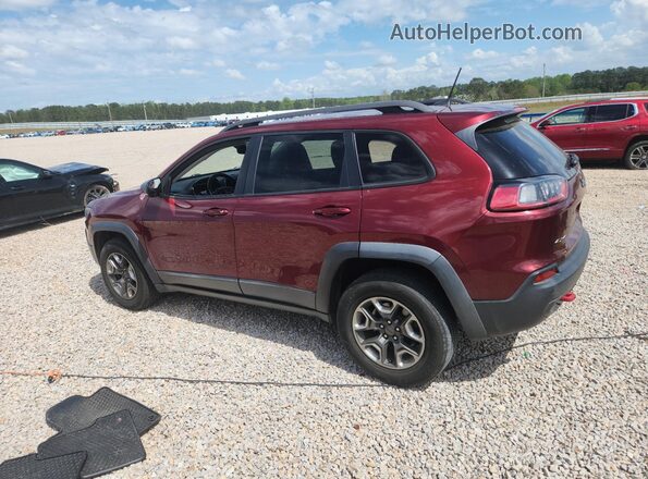 1C4PJMBX0KD188611 2019 JEEP CHEROKEE Burgundy Tył lewy