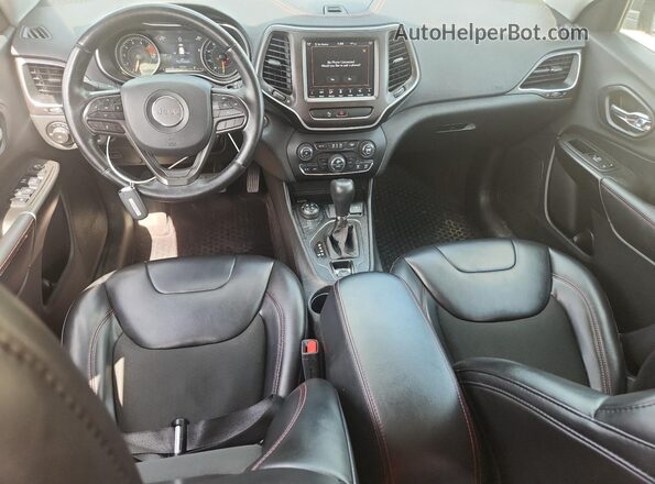 1C4PJMBX0KD188611 2019 JEEP CHEROKEE Burgundy Widok deski rozdzielczej
