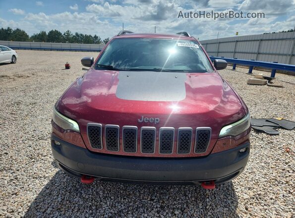 1C4PJMBX0KD188611 2019 JEEP CHEROKEE Burgundy Widok z przodu