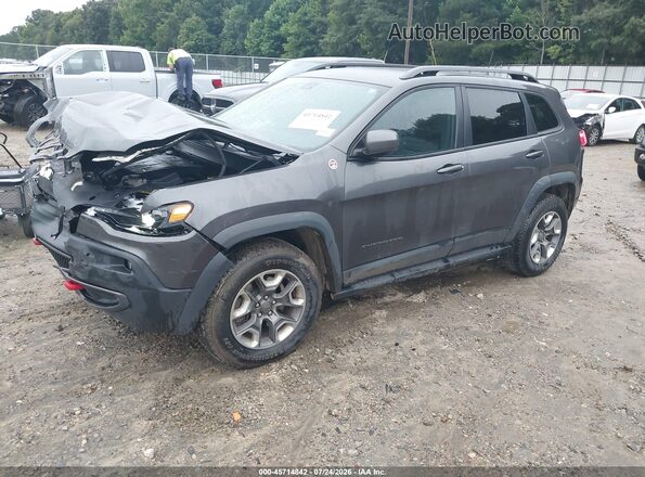 1C4PJMBX0KD402383 2019 JEEP CHEROKEE Серый Передняя левая четверть