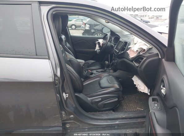 1C4PJMBX0KD402383 2019 JEEP CHEROKEE Серый Вид салона спереди